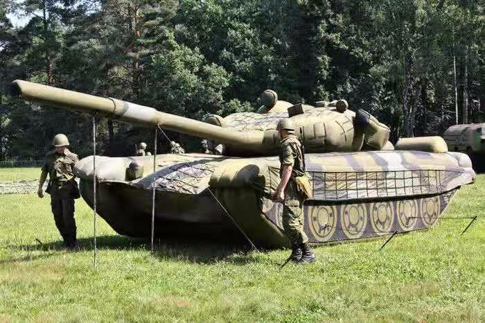 柳州部队充气坦克